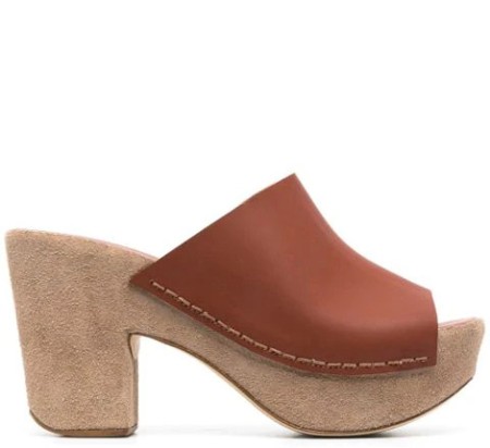 Shop Del Carlo Sales Shoes: Shoes Del Carlo, suede and leather wedge sandals, maxi band on top, leather sole, open on front.

Composition: 100% leather.
Wedge: 7 cm.