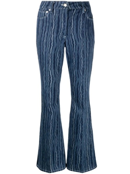 Shop Marni Sales Pants: Pants Marni, denim, flared trousers, regular fit, regular waist, front and back pockets, front closure with zip and button.

Composition: 100% cotton.