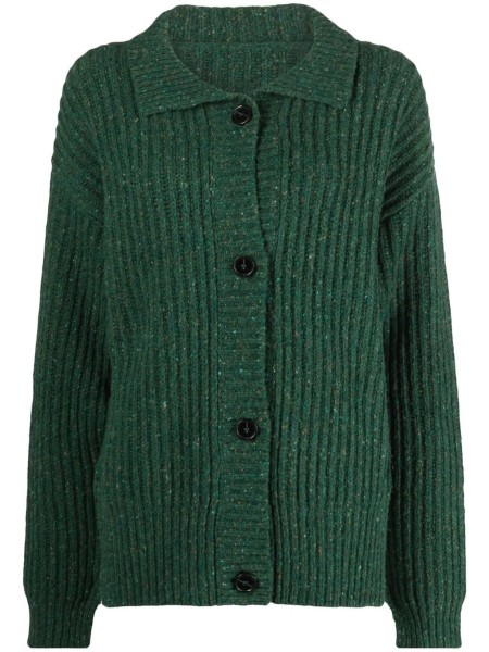 Shop Marni Sales Knitwear: Knitwear Marni, maxi cardigan, V neck, collar, front closure with buttons, long sleeves, buttons on sleeves, lateral splits with buttons.

Composition: 100% recycled wool.