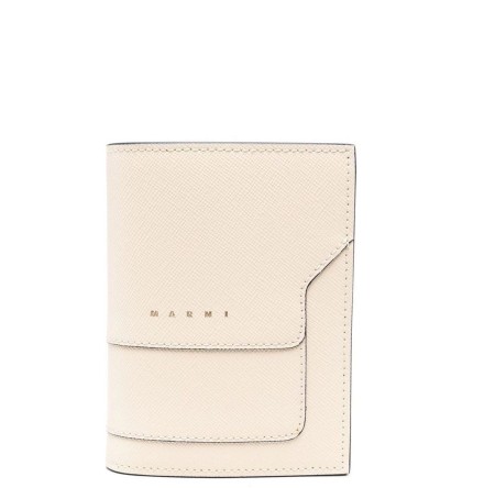 Shop Marni  Accessories: Accessories Marni, pocket, bi-fold, in cream color, closure with automatic button.

Composition: 100% leather.