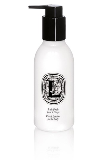 Shop Diptyque  Visage and Body care: Lait frais. this fresh lotion for the body makes softens skin for the property of orange flowers and the almond oil. 