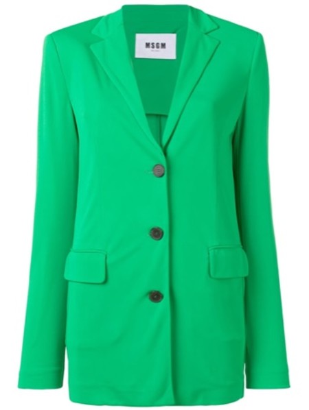 Shop MSGM Sales Jackets: Blazer MSGM, wide fit, shoulder pads, buttons fastening on front, lateral pockets.

Composition: 100% viscose.