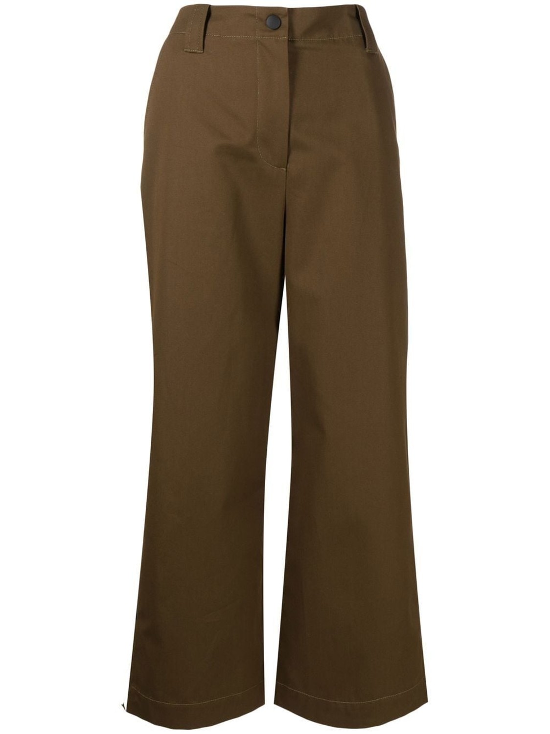 shop MSGM  Pantaloni: Pantaloni MSGM, vita alta, chiusura frontale con zip e bottone, tasche laterali, bottoni lungo la gamba, lunghezza alla caviglia.

Composizione: 100% cotone. number 2480
