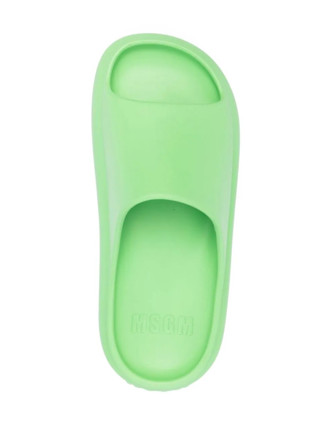 shop MSGM  Scarpe: Scarpe MSGM, ciabatta, chunky pool, in colore verde.

Composizione: 100% eva. number 2680